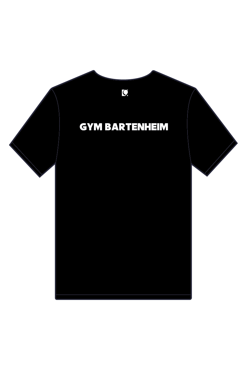 BARTENHEIM BLACK COTTON T-SHIRT