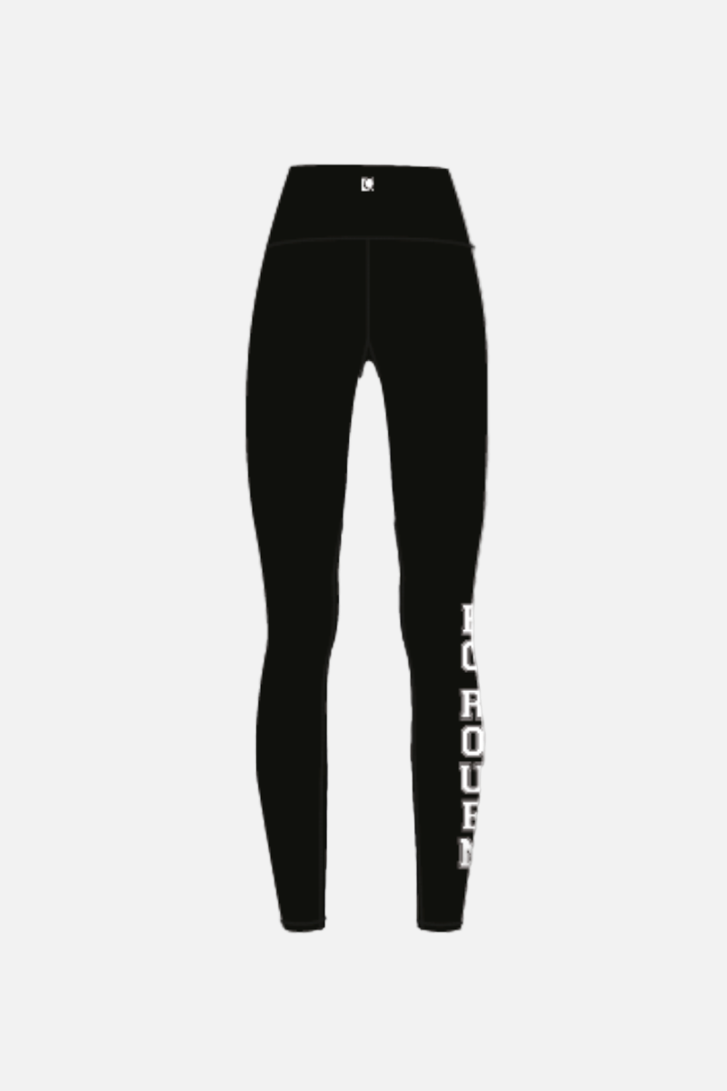 EG ROUEN Black Women Yoga Fitted Leggings