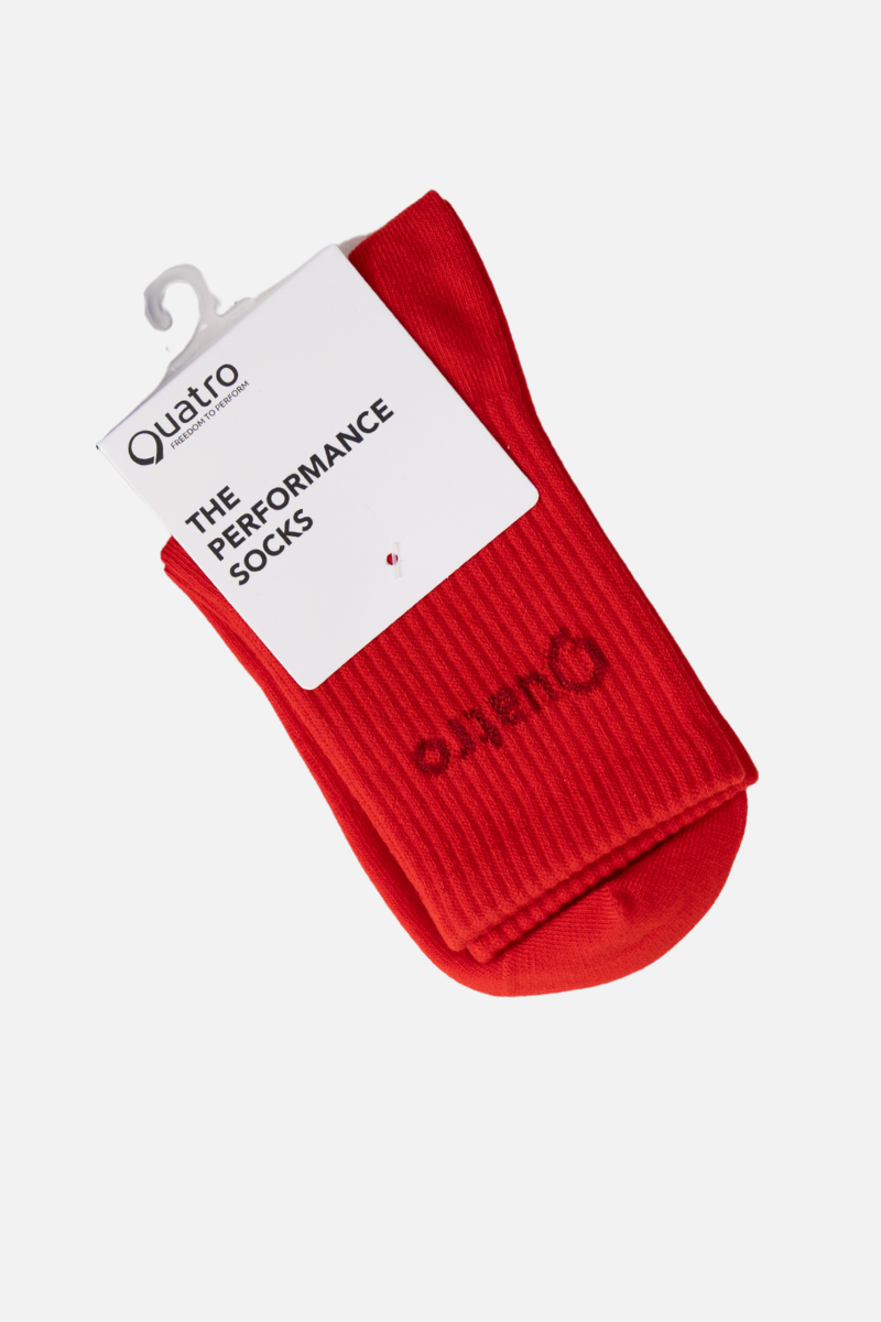 The Performance Socks Red