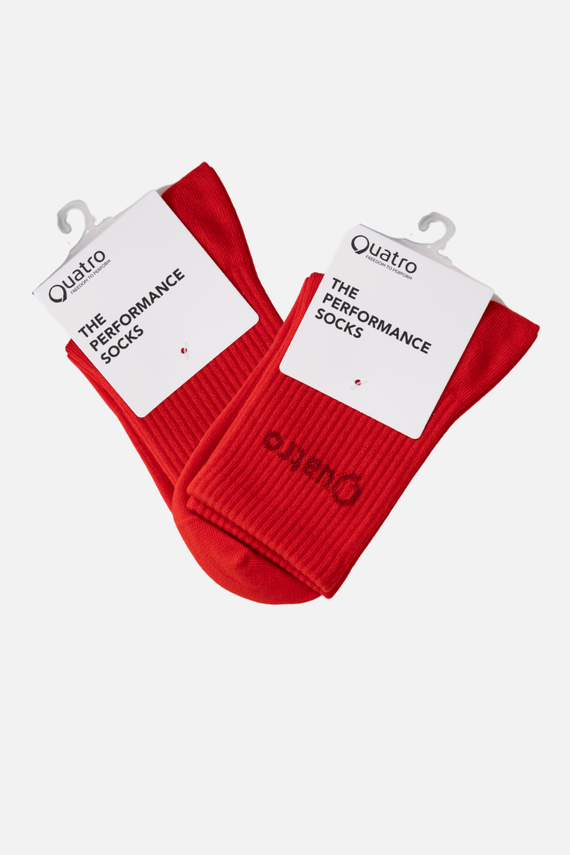 The Performance Socks Red