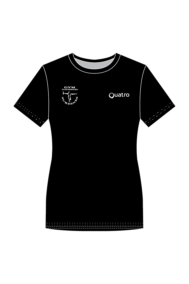 Suresnes Black Fitted T-shirt Conception 3