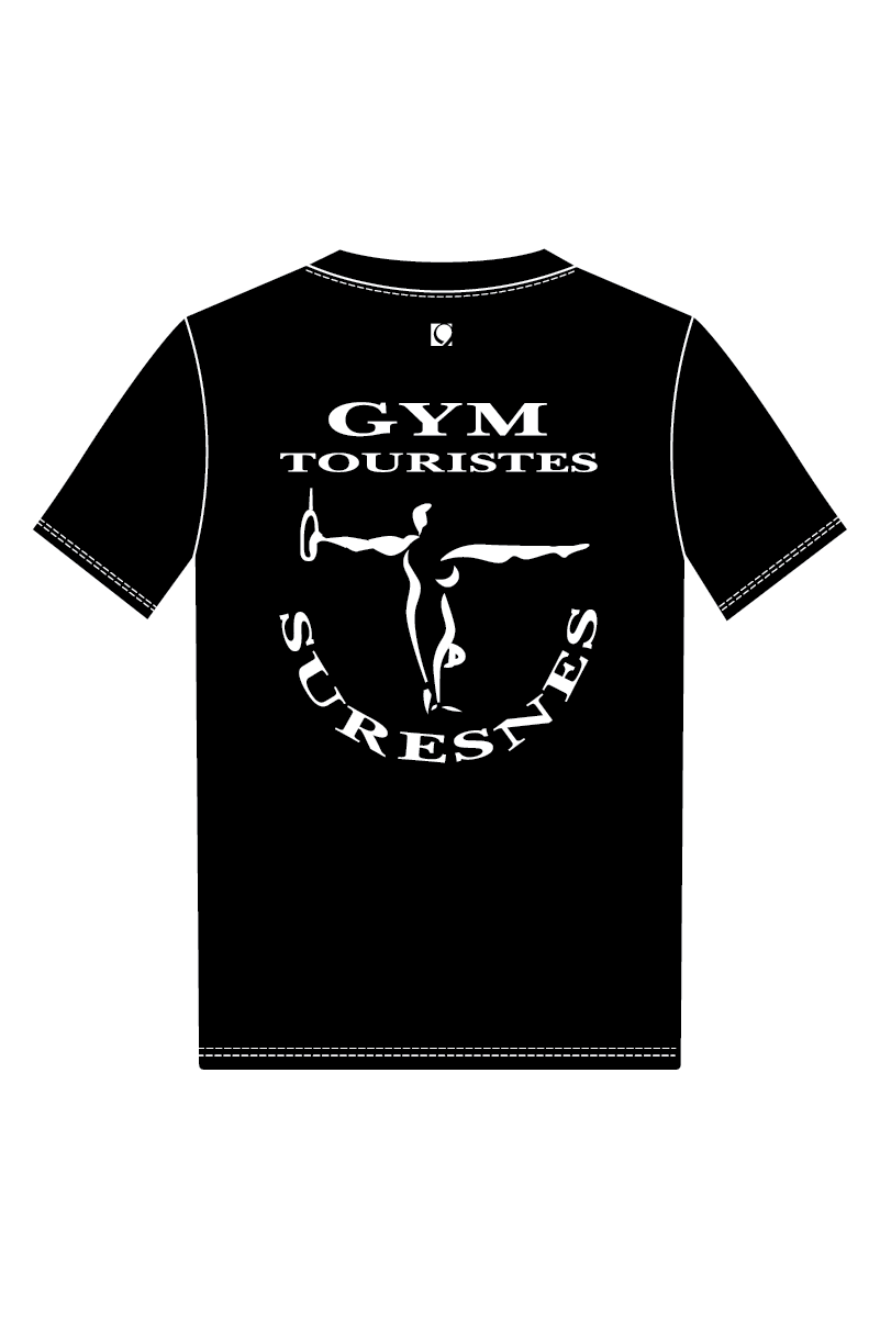 Suresnes Black Cotton T-shirt Conception 1
