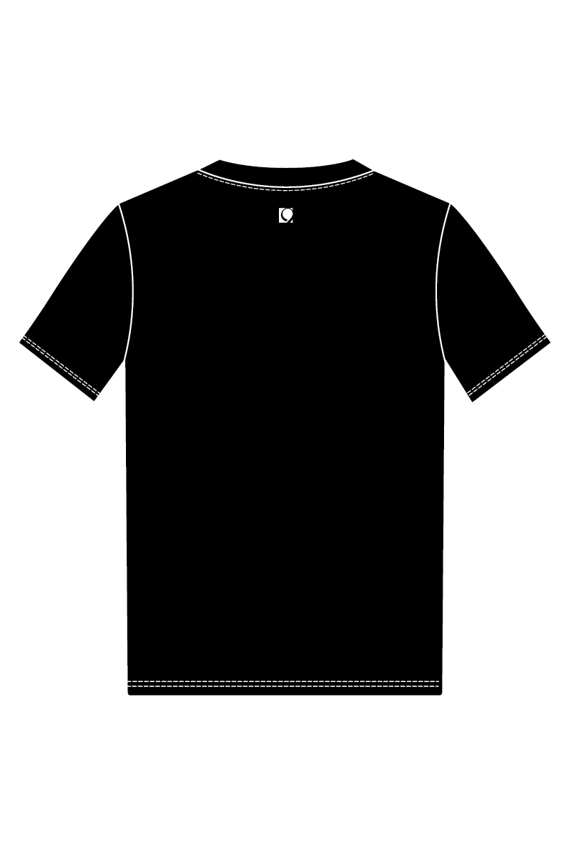 Suresnes Black Cotton T-shirt Conception 2