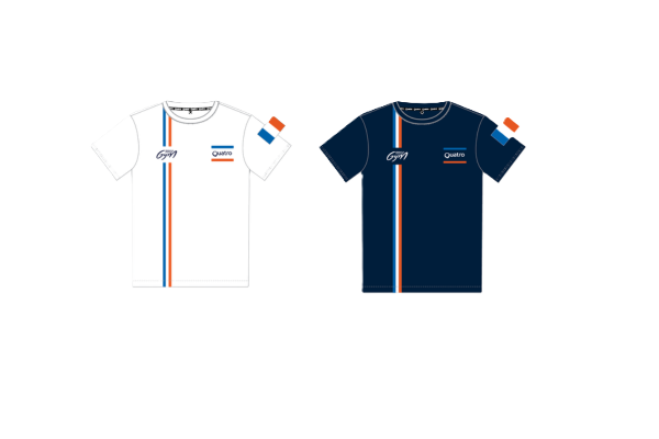 FFG EURO GYM PACK WHITE/NAVY T-SHIRT BUNDLE