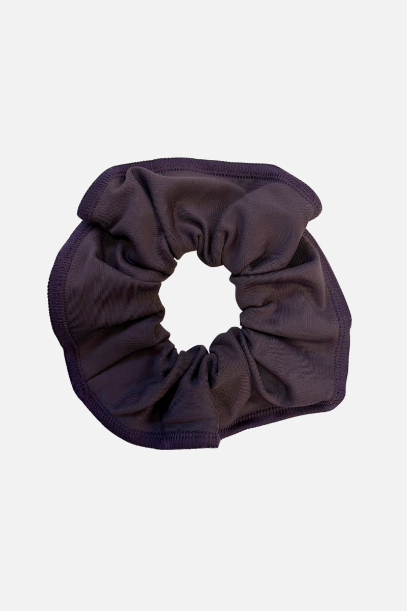 Dark Purple Lycra Scrunchie