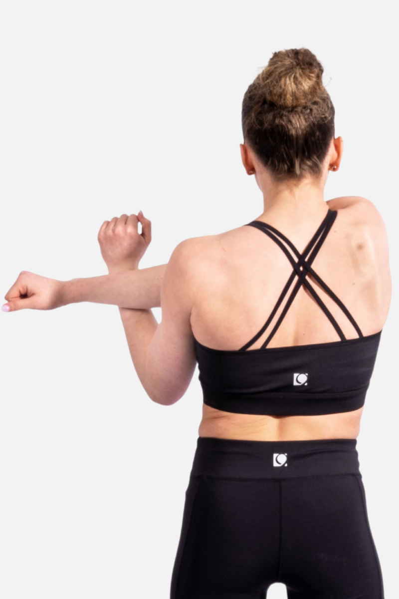 Energy Black Crop Top