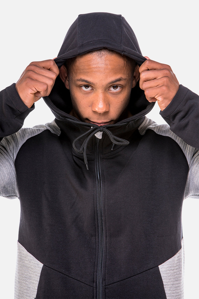 Mens Tracksuit Top Black