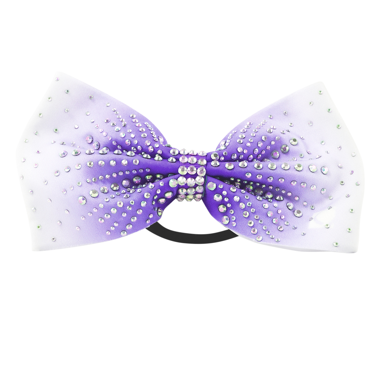 Purple Ombre Rhinestone Bow