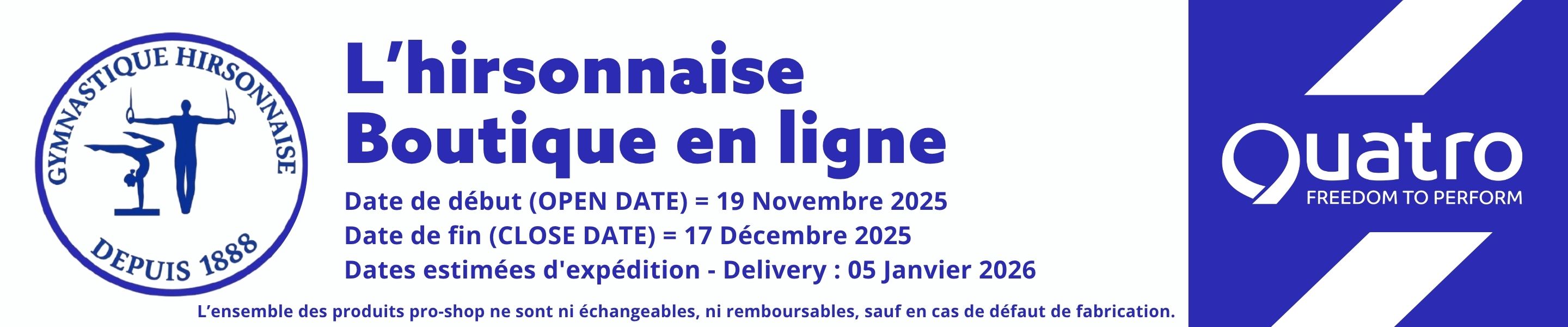 L'Hirsonnaise Boutique en ligne