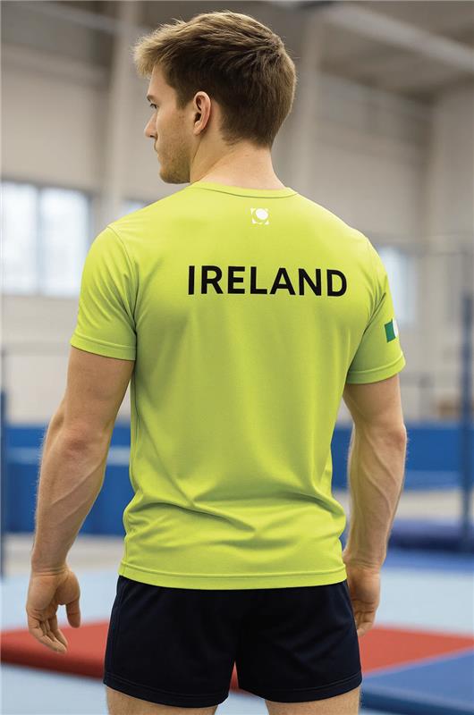 Gymnastics Ireland Unisex Green T-Shirt