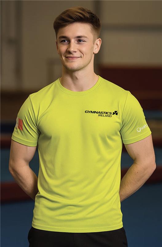 Gymnastics Ireland Unisex Green T-Shirt