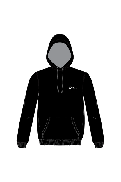 AGK TEXTILES SCHWARZER HOODIE