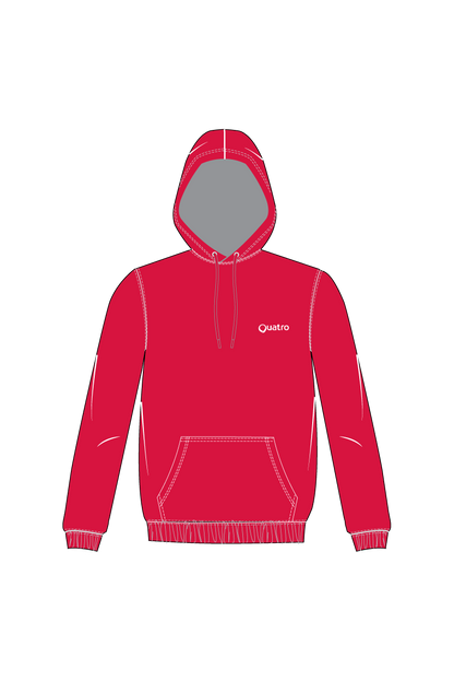 SWEAT À CAPUCHE ROUGE AGK TEXTILES