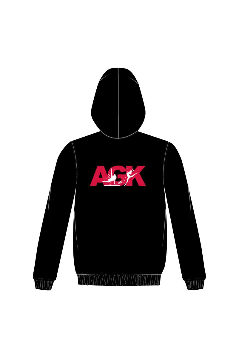 AGK TEXTILES BLACK ZOODIE