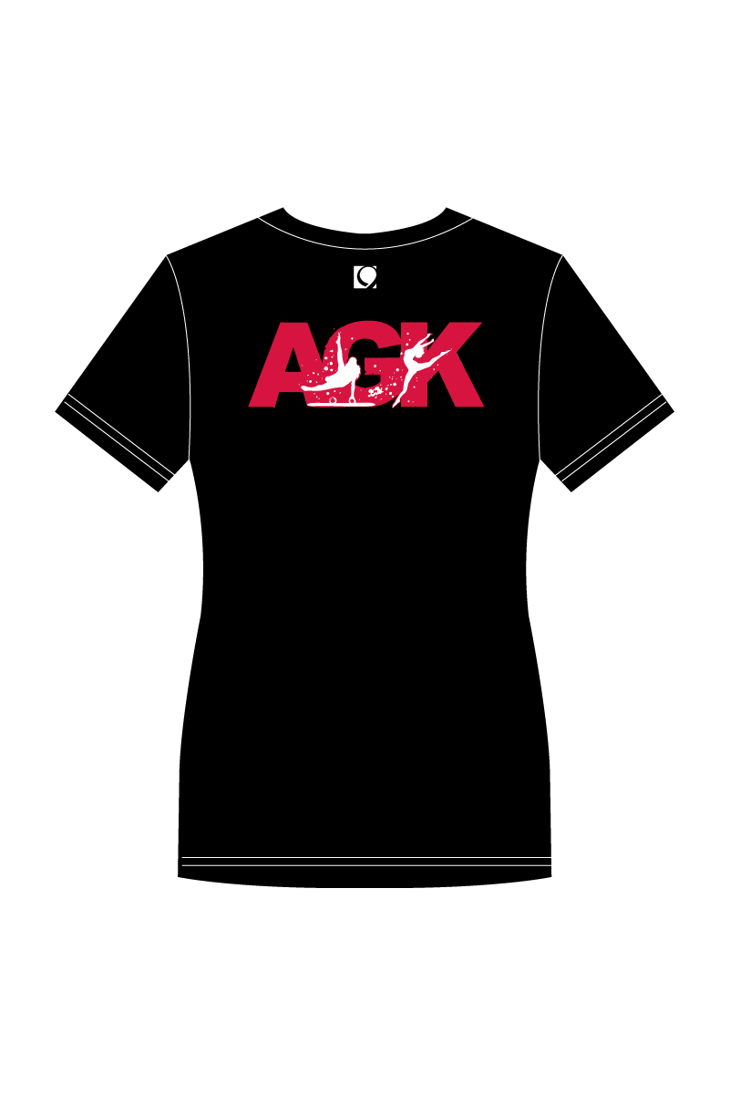 AGK TEXTILES BLACK FITTED T-SHIRT