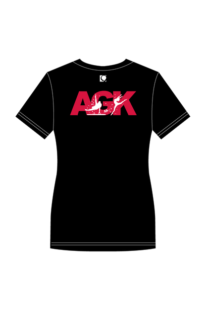 T-SHIRT AJUSTÉ NOIR AGK TEXTILES