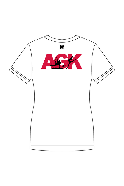 T-SHIRT AJUSTÉ BLANC AGK TEXTILES