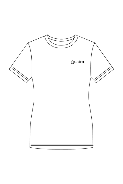 T-SHIRT AJUSTÉ BLANC AGK TEXTILES