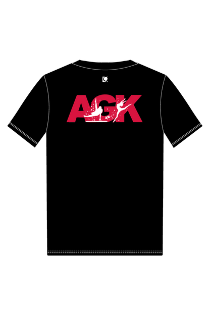 T-SHIRT UNISEXE EN COTON NOIR AGK TEXTILES