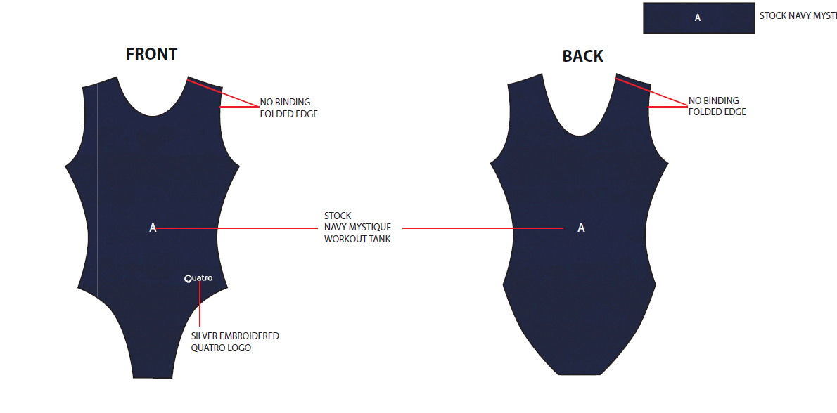 ASCPA Pro shop 2025 - NAVY MYSTIQUE TANK SS leo - D7
