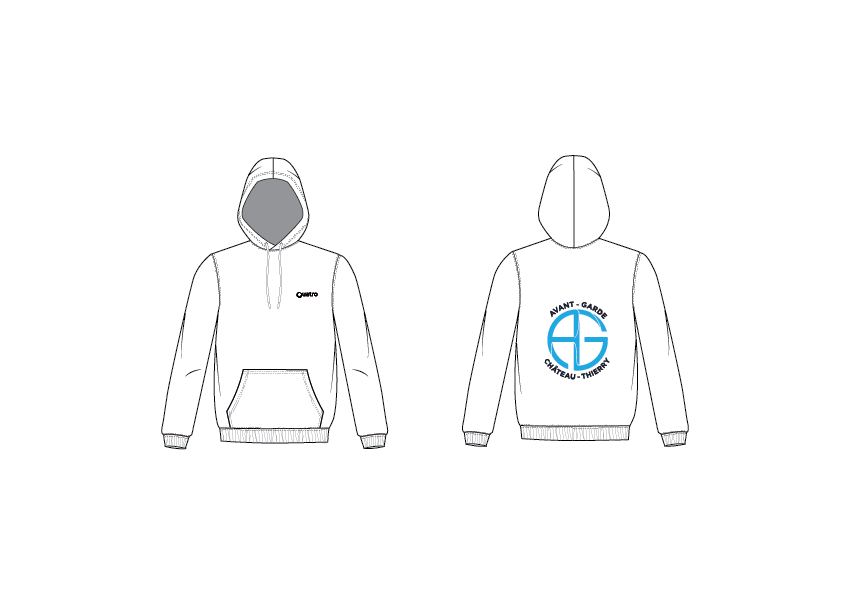 Avant Garde 2025 – Weiße Hoodies – D4RV4