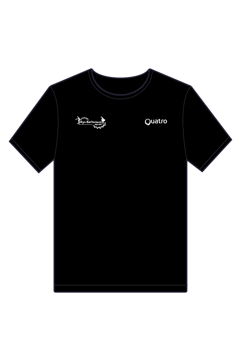 BARTENHEIM BLACK COTTON T-SHIRT