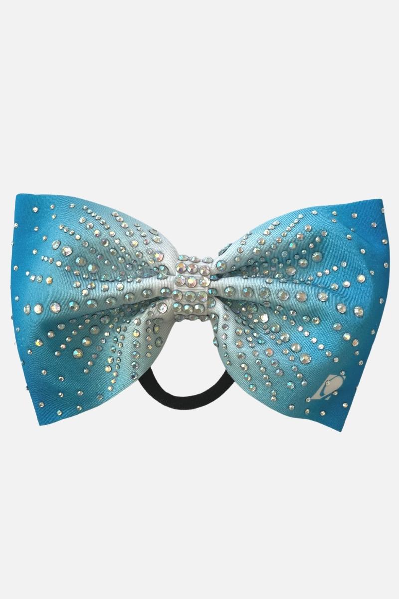 Mint Ombre Rhinestone Bow
