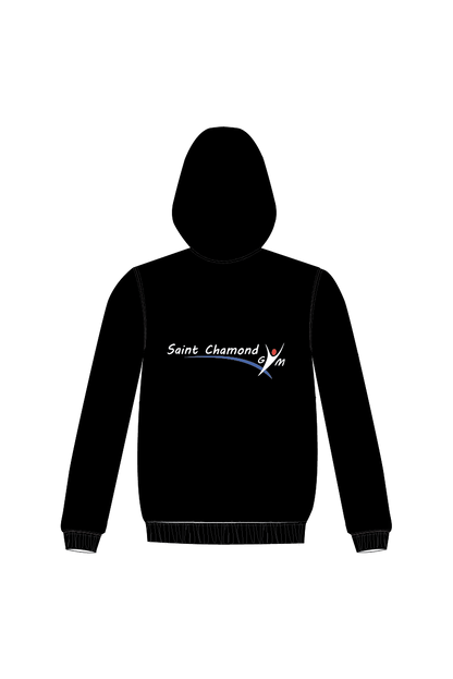 SAINT CHAMOND GYM BLACK UNISEX HOODIE