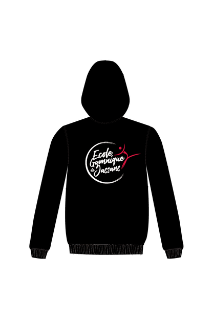 ECOLE GYMNIQUE DE JASSANS UNISEX BLACK HOODIE