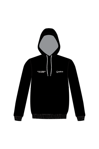 ECOLE GYMNIQUE DE JASSANS UNISEX BLACK HOODIE