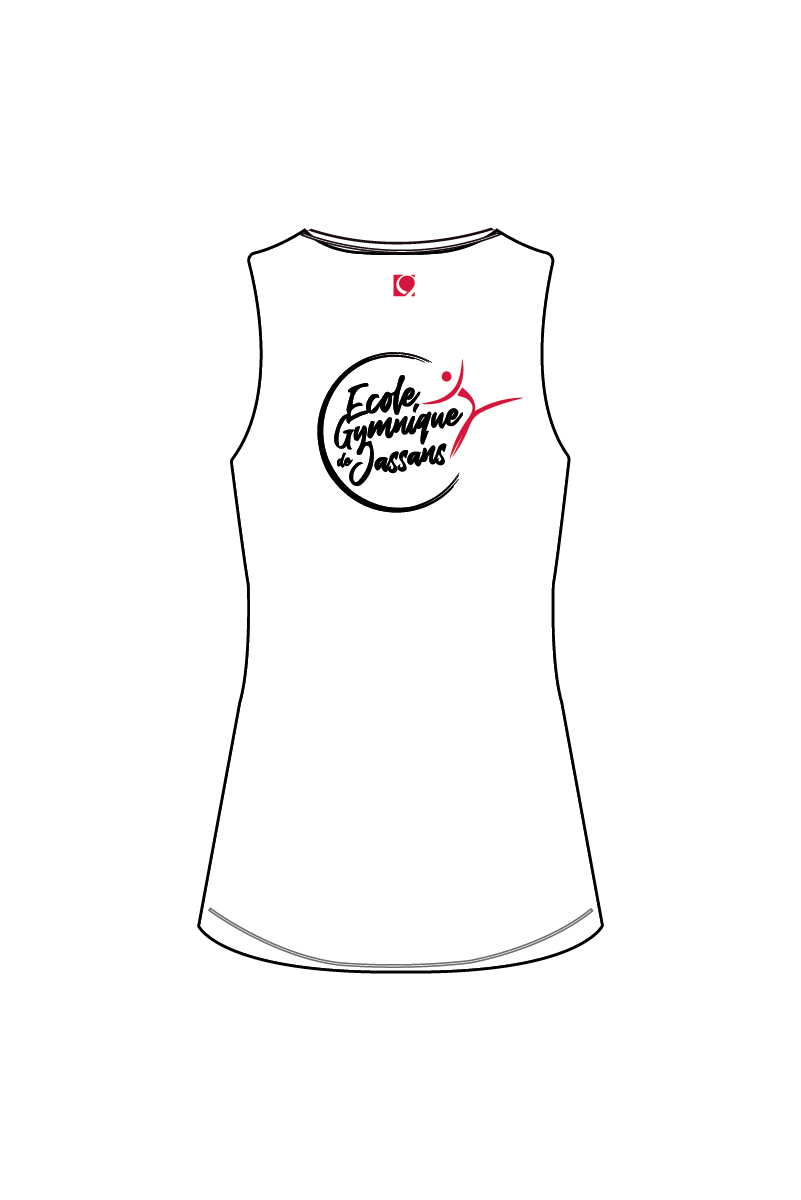 ECOLE GYMNIQUE DE JASSANS WOMENS WHITE VEST
