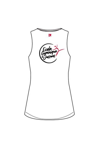 ECOLE GYMNIQUE DE JASSANS WOMENS WHITE VEST
