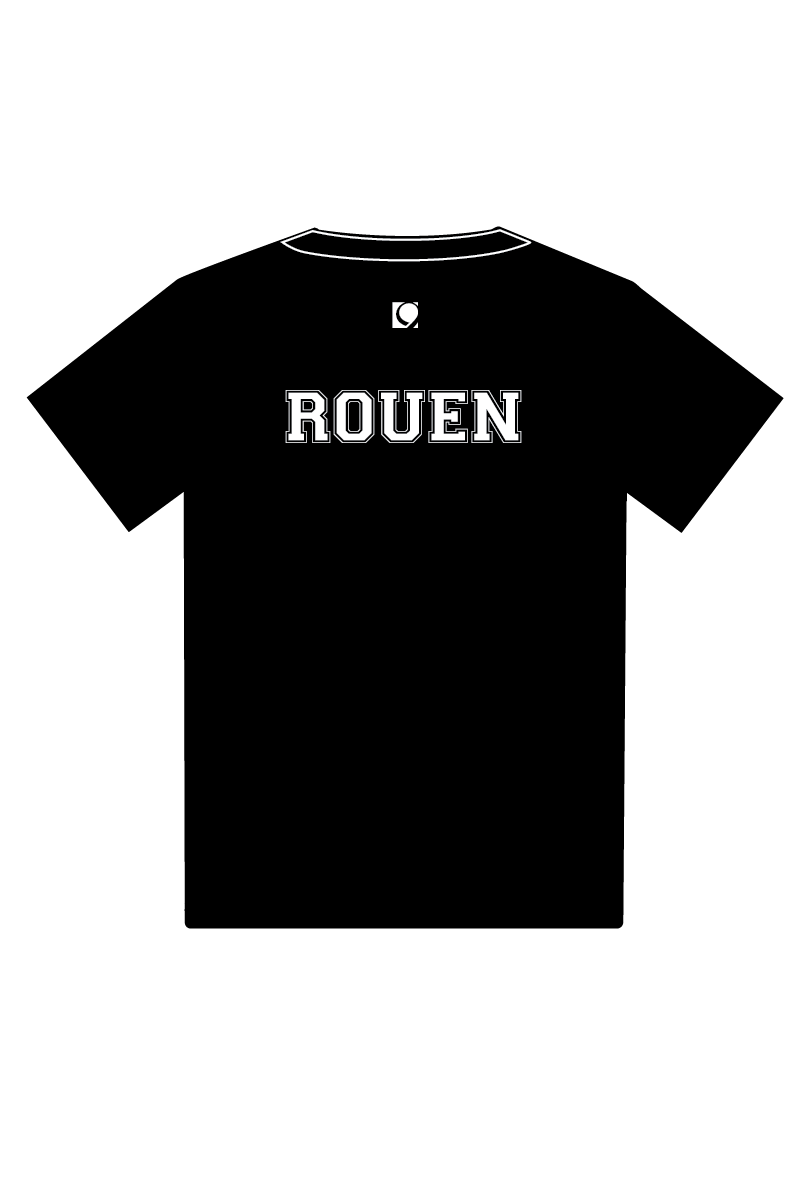 EG ROUEN BLACK V-NECK WOMEN&