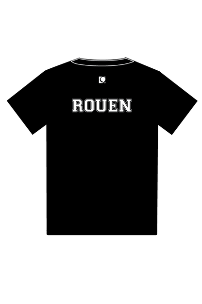 EG ROUEN BLACK V-NECK WOMEN&