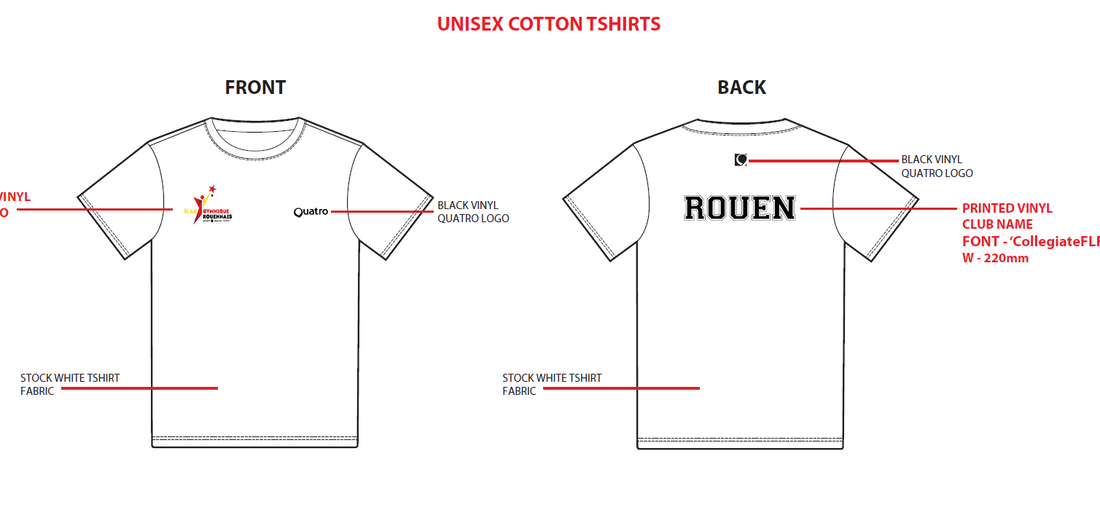 EG ROUEN UNISEX TSHIRT23 CU6.2.119.WH.F1