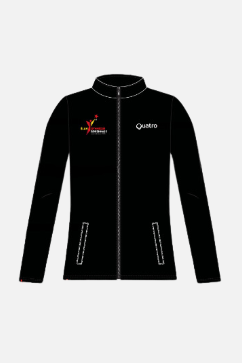 EG ROUEN Black Women Yoga Fitted Jacket