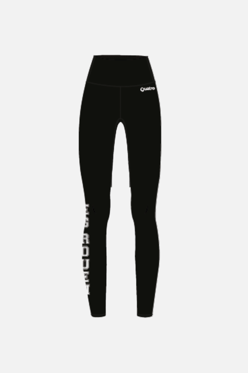 EG ROUEN Black Women Yoga Fitted Leggings