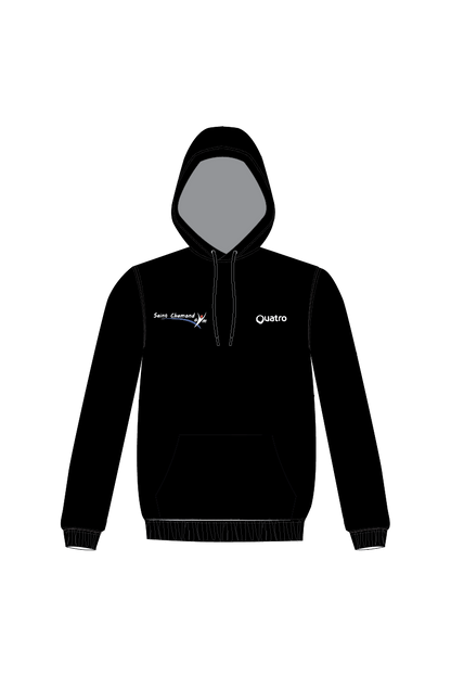 SAINT CHAMOND GYM BLACK UNISEX HOODIE