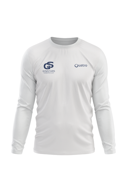 Gymstars White Long Sleeve T-Shirt