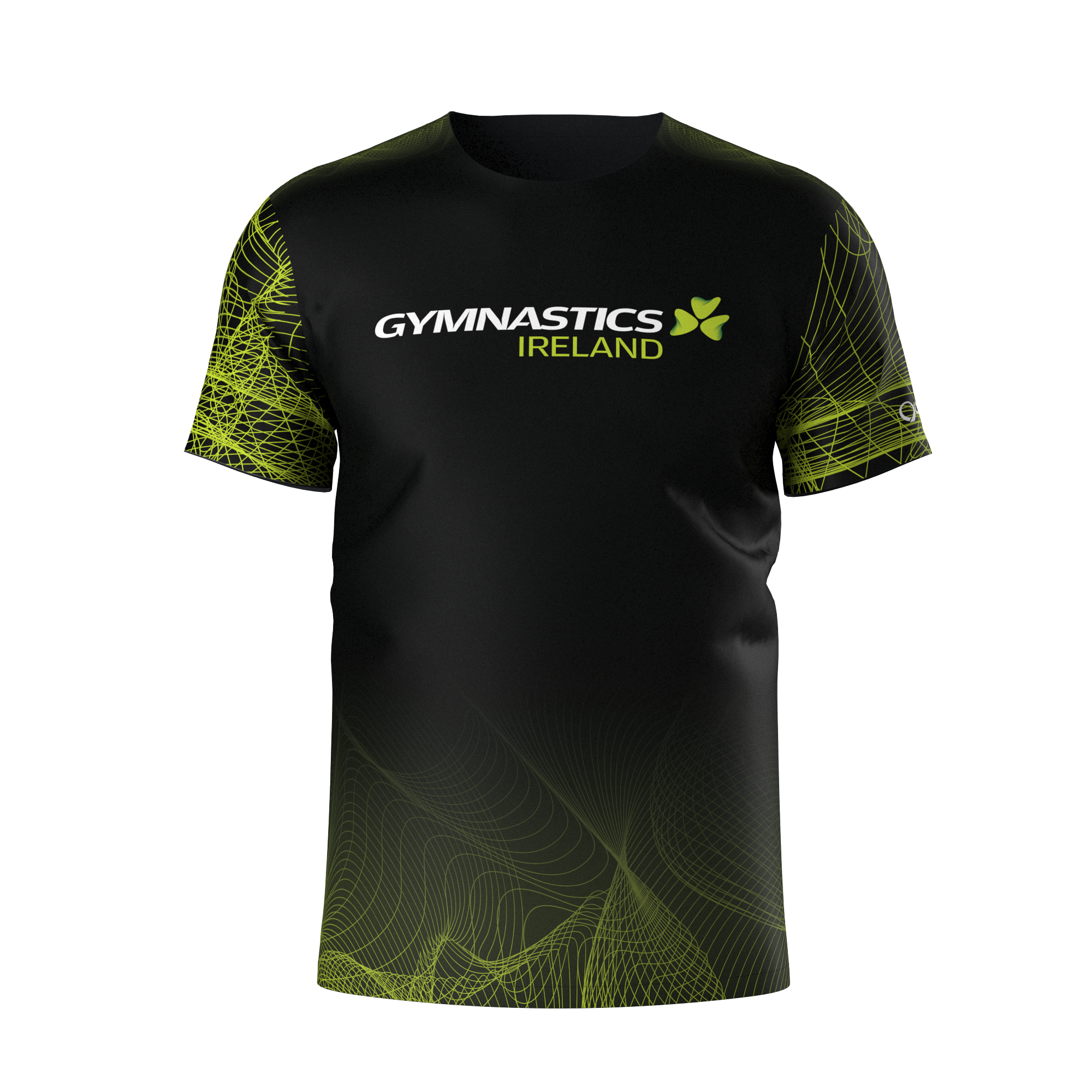 GYMNASTICS IRELAND FAN TSHIRT BLACK
