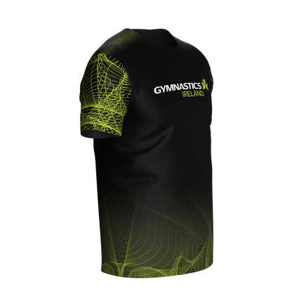 GYMNASTICS IRELAND FAN TSHIRT BLACK