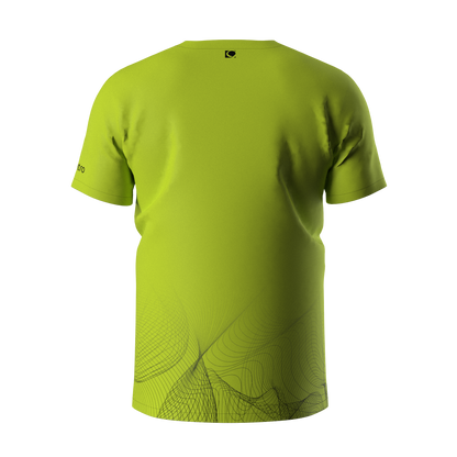 GYMNASTICS IRELAND FAN TSHIRT LIME