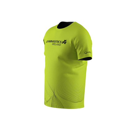 GYMNASTICS IRELAND FAN TSHIRT LIME