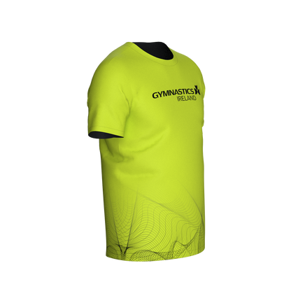 GYMNASTICS IRELAND FAN TSHIRT LIME