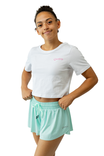 Pastel Mint Butterfly shorts