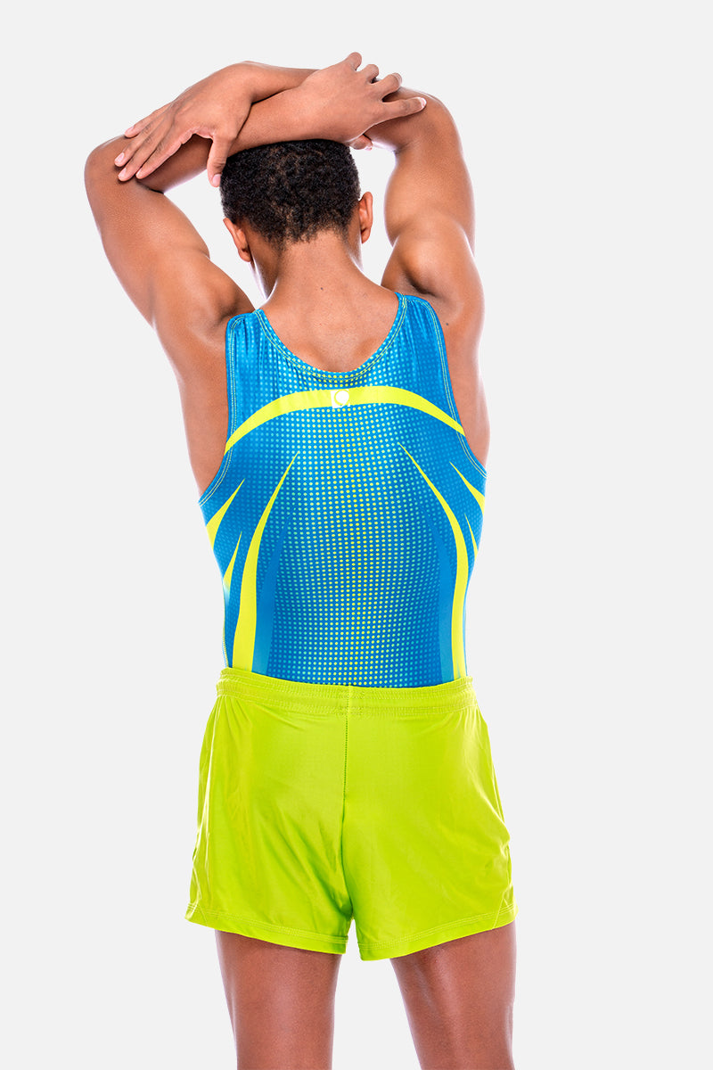 Orion Teal Mens Leotard