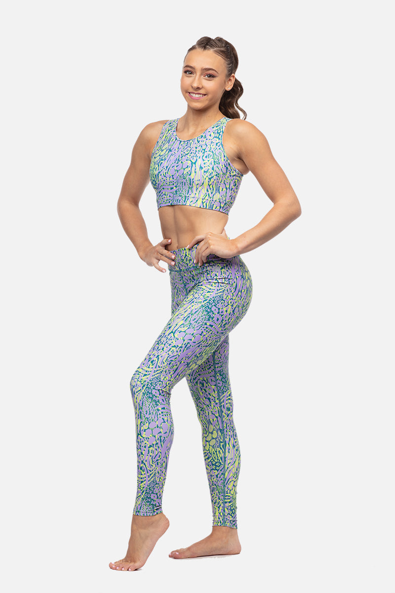 Panthergrüne Leggings