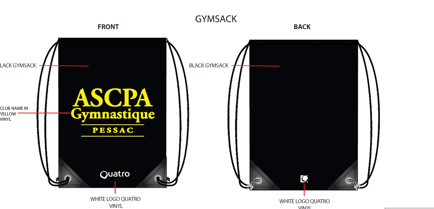 PESSAC GYMSACK PROSHOP24