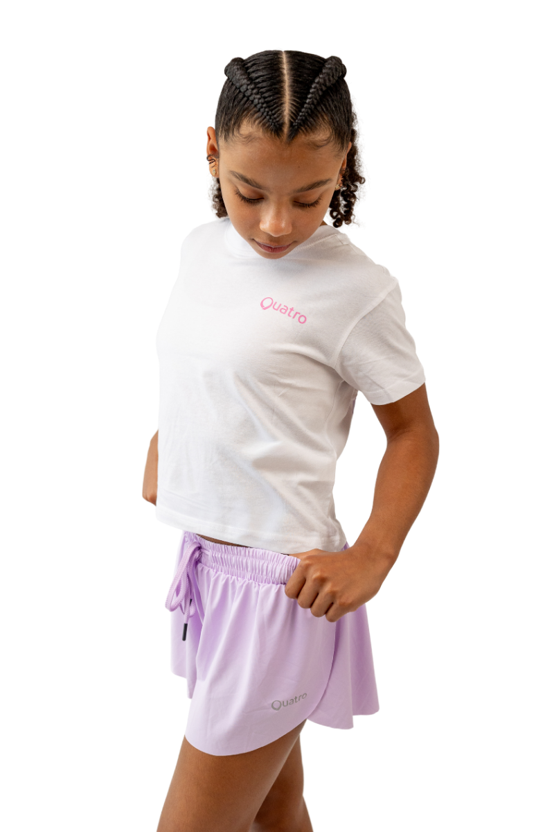 Purple Butterfly Shorts