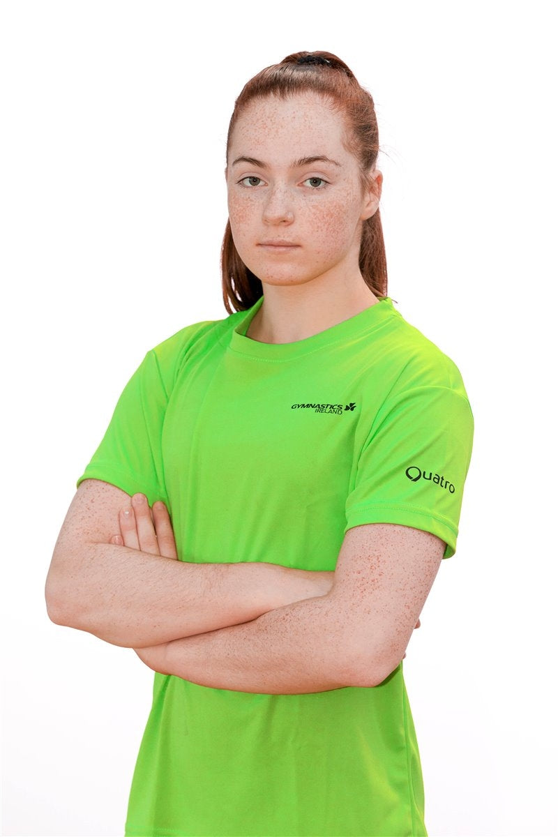 Gymnastics Ireland Fan Range T-Shirt Lime